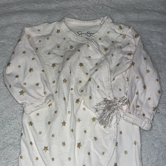 (2 for $10) Jessica Simpson footie/ sleeper - Picture 2 of 5